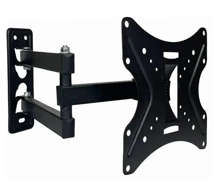 Кронштейн з нахилом для телевізора Home Design з 14-42" на стіну до 35 кг Чорний