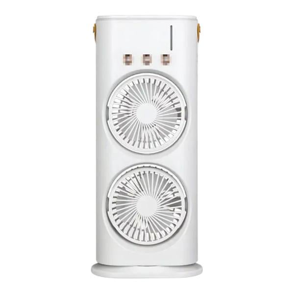 Вентилятор настільний Fan подвійний з розпиленням Вентилятор настільний Fan подвійний з розпиленням