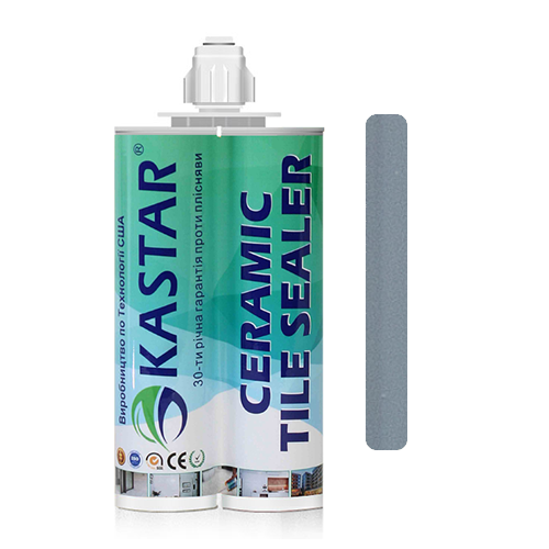 Затирка епоксидна двокомпонентна Kastar Ceramic Tile Sealant Gray/Concrete