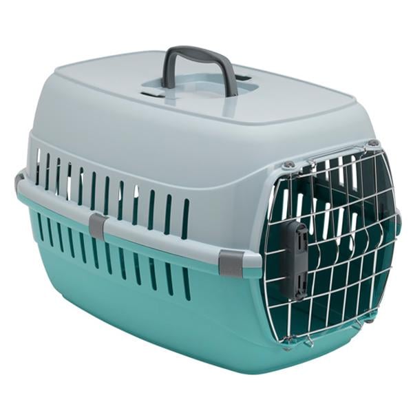 Переноска для собак і котів металеві дверцята із замком Moderna Road Runner 56х37х35 см (T203370)