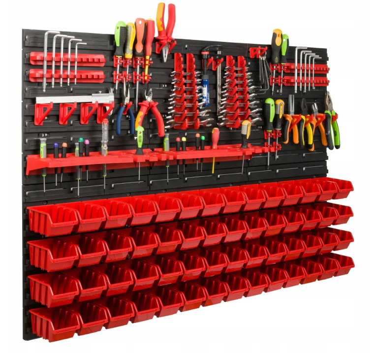 Панель для инструментов Kistenberg 117х78 см из 6 панелей 56 контейнеров (MIX611)