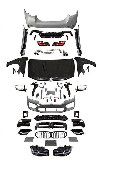 Комплект рестайлинга GBT в G30 M-Sport 2021 г. для BMW 5 серия F-10/11/07 2010-2016 гг. алюминий/пластик (128403)