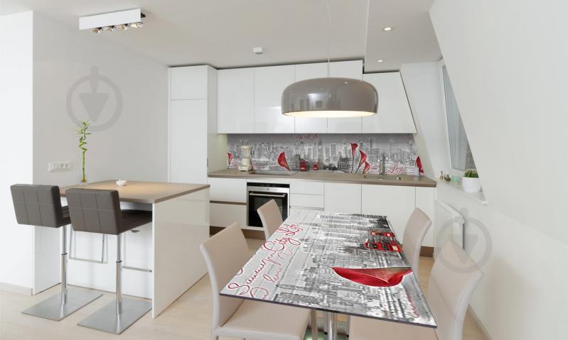 Наклейка виниловая на стол Zatarga «Городская жизнь» 650х1200 мм Z180721/1st