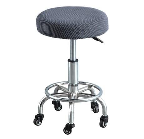 Чехол для круглого стула барного Slavich 20х40 см Графитовый (24089035)