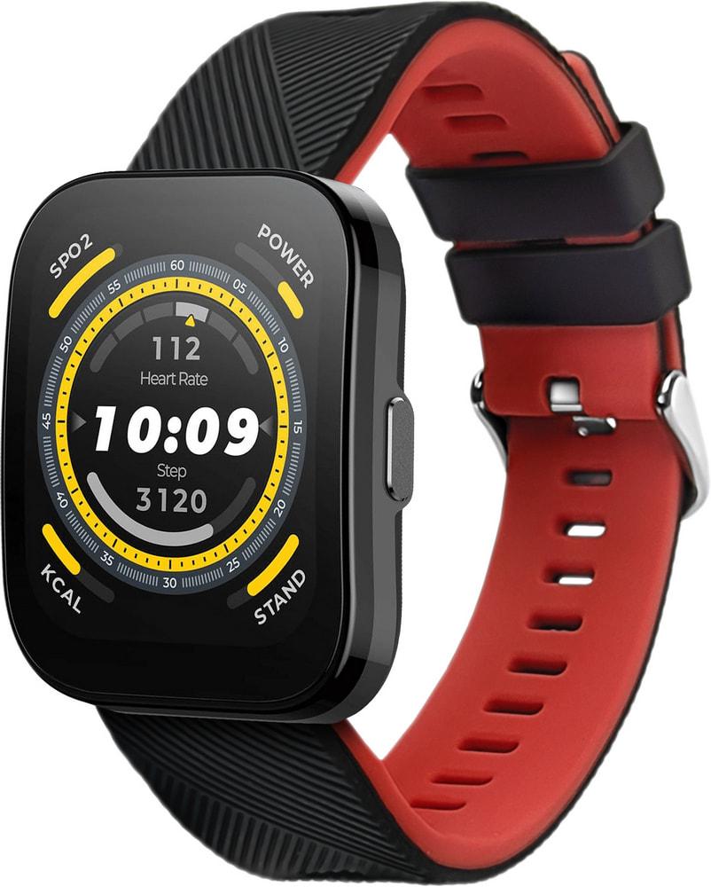 Ремешок Luminic для Amazfit Bip 5 Black/Red (34364-44)
