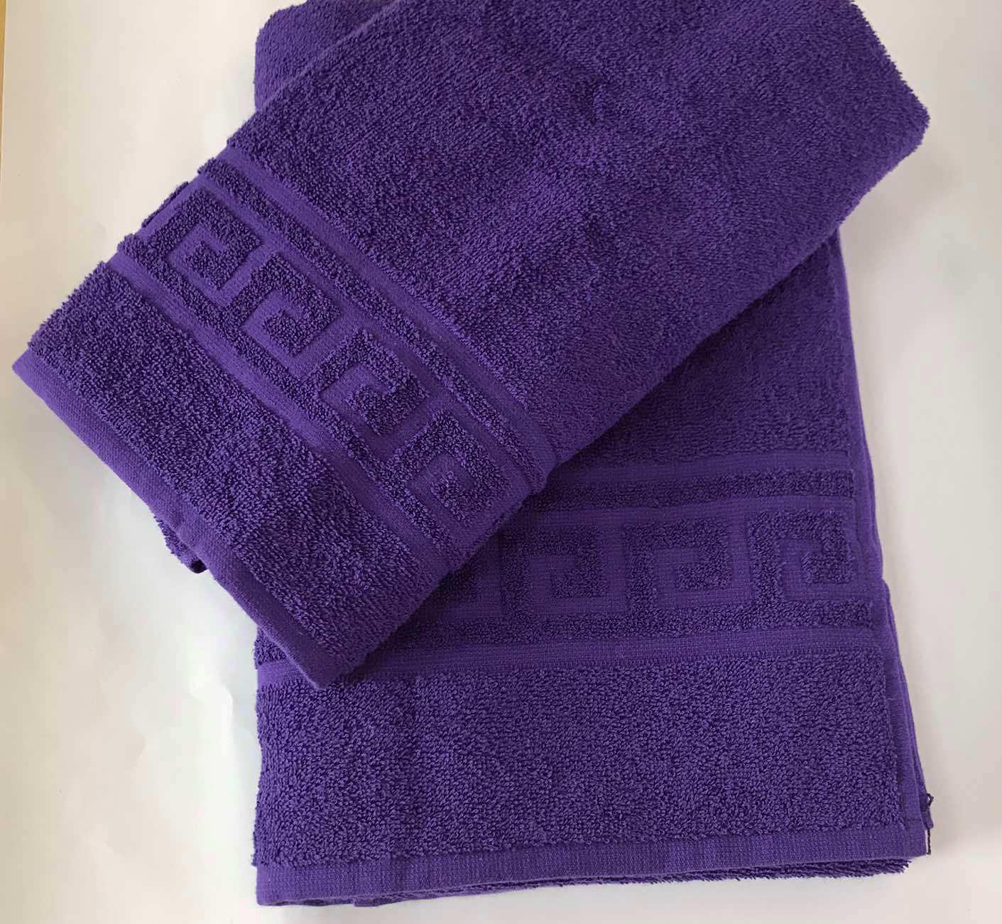 Рушник махровий 50х90 см 400 г/м2 Фіолетовий (1303064) - фото 2