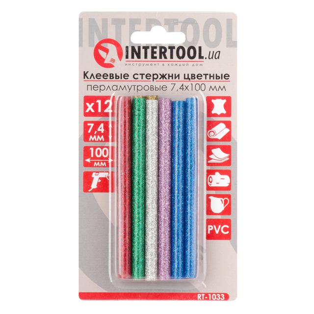 Стержень клеевой Intertool 7,4x100 мм 12 шт. Разноцветный перламутровый (RT-1033) - фото 4 Стержень клеевой Intertool 7,4x100 мм 12 шт. Разноцветный перламутровый (RT-1033) - фото 4