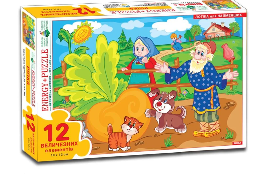 Пазли дитячі Ріпка на 12 дет. (82074)