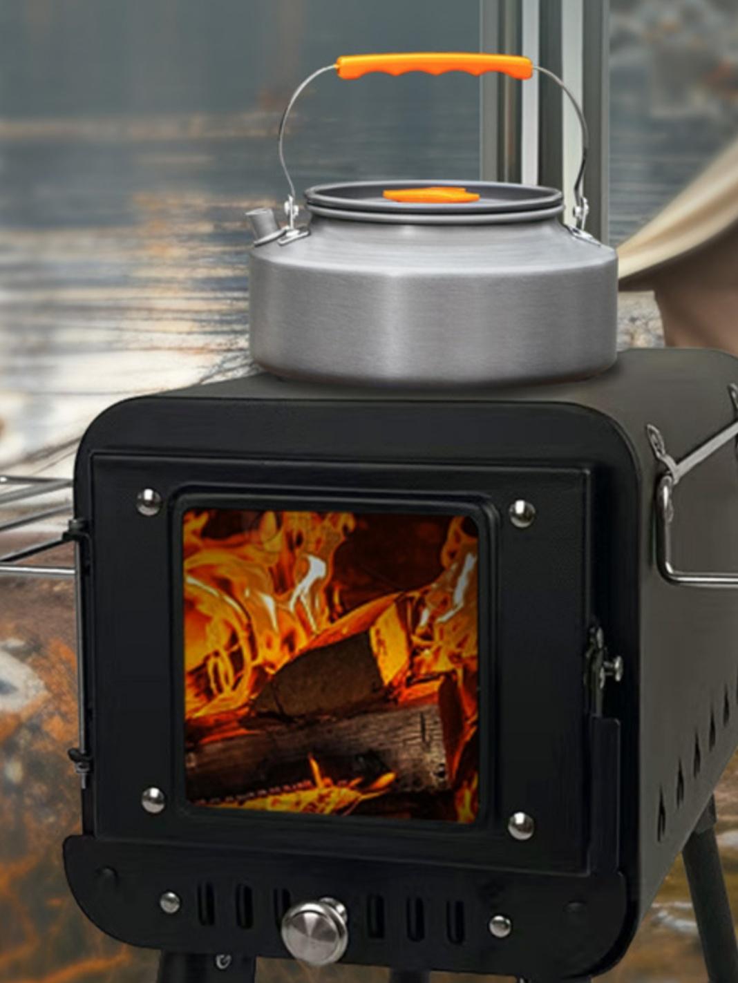 Піч дров'яна Optima для намету вулична з вуглецевої сталі Чорний (Z-2405H) - фото 2 Піч дров'яна Optima для намету вулична з вуглецевої сталі Чорний (Z-2405H) - фото 2