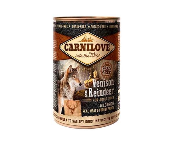 Консервы Carnilove Venison&Reindeer for Dogs с мясом северного оленя для взрослых собак 400 г