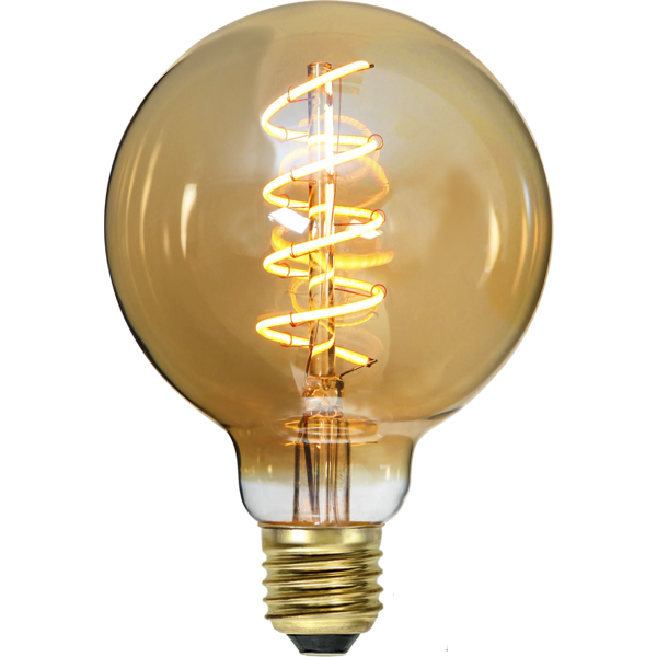 LED лампа E27 G95 Decoled Spiral Amber (354-41-2)