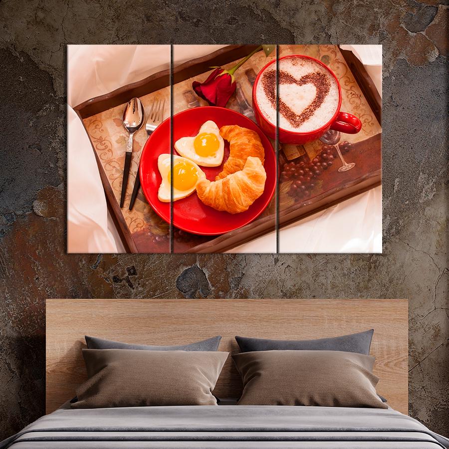 Настенний декор Праздничный завтрак для любимой в постель 156x100 см (A294-3)