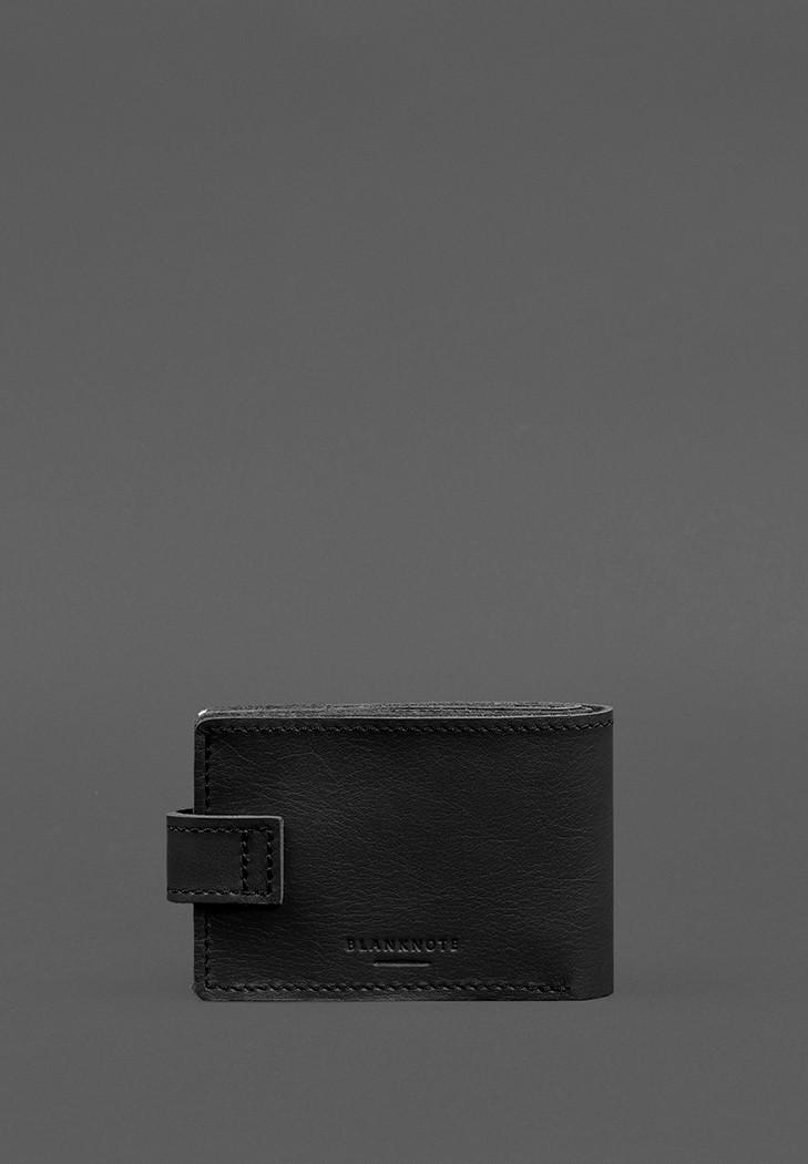 Обложка-портмоне кожаная для удостоверения УБД картонный документ Черный - фото 5