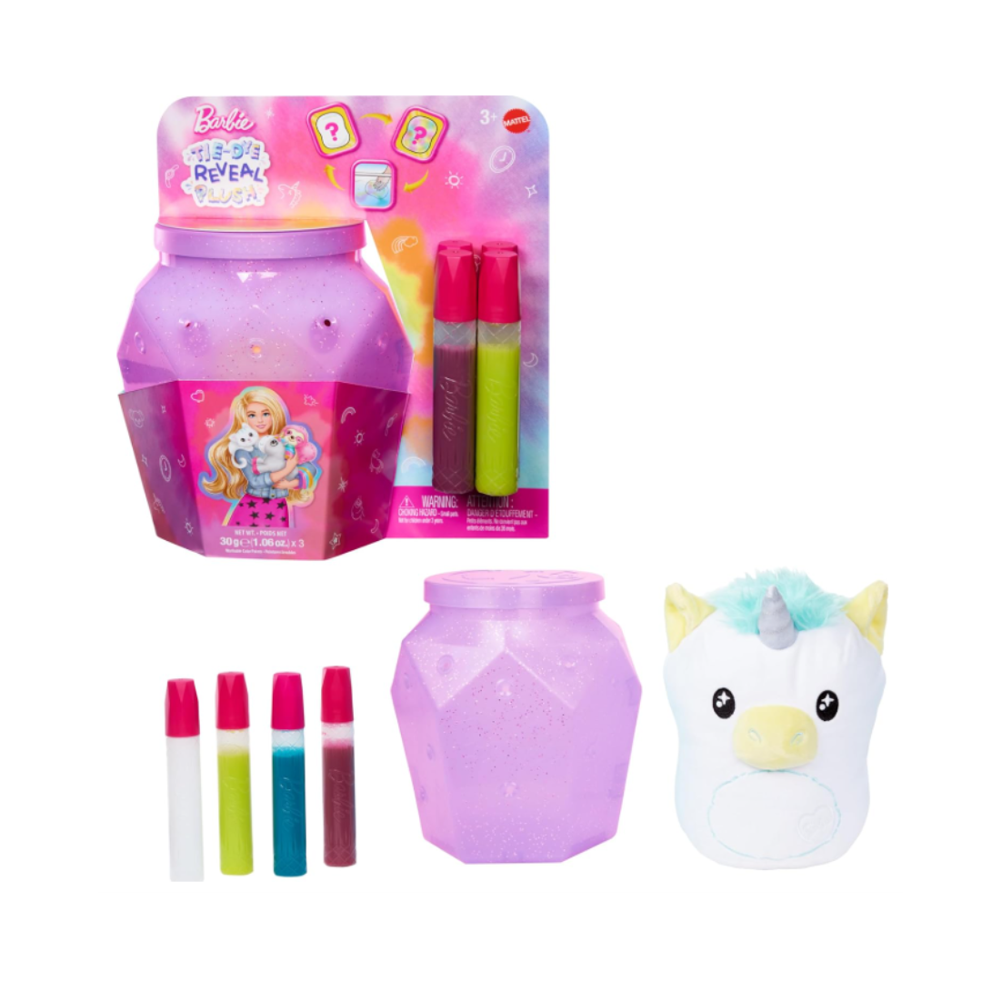 Набір для творчості Barbie Mattel м'яка тваринка-сюрприз для багаторазового розпису