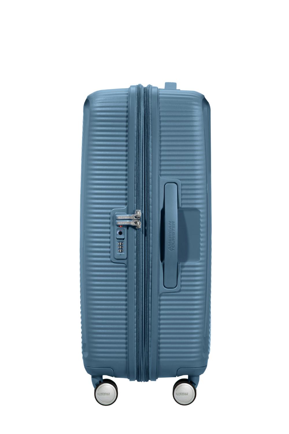 Чемодан American Tourister Soundbox 67х56,75х29/32 см Голубой (32G/51002) - фото 5