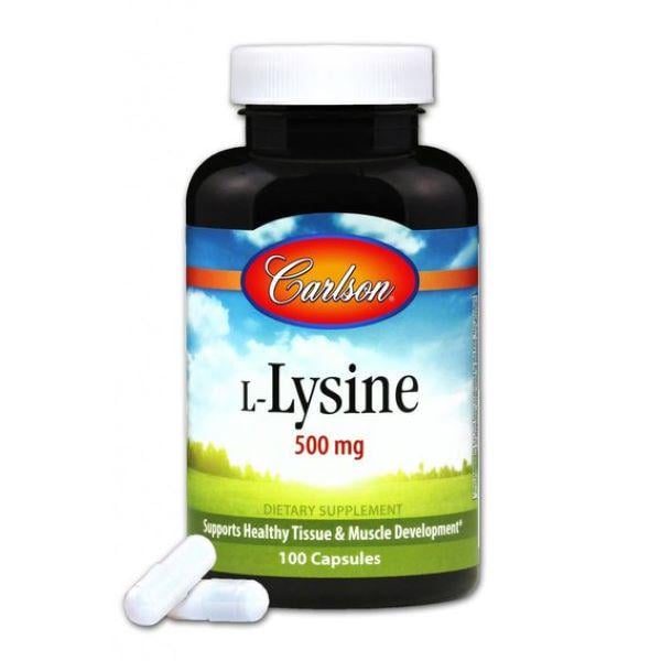 Лізин L Carlson L-Lysine 500 mg 100 caps