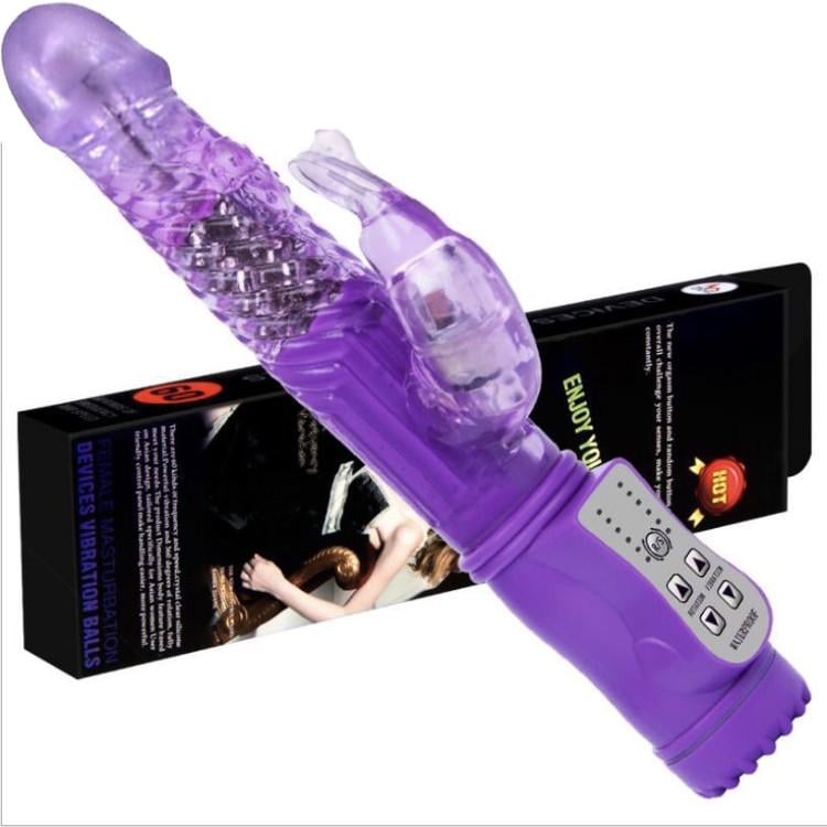 Вібратор жіночий для клітора та точки G 36 режимів Фіолетовий (480520445)