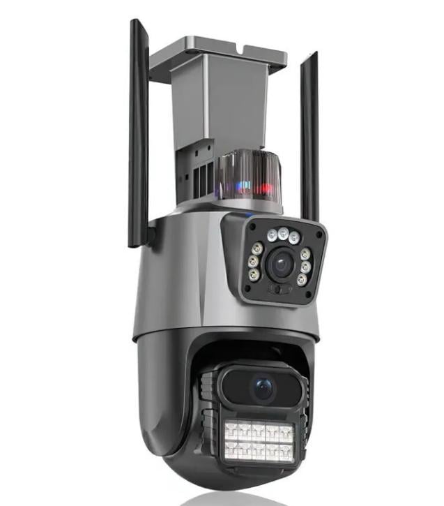 Видеокамера P11-QQ6 IP 8MP поворотная с двойной оптикой WiFi Черный (2390000022)