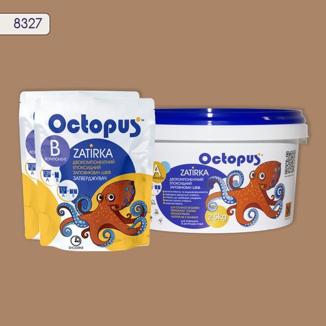 Затирка для плитки Octopus Zatirka 8327 епоксидна 2,5 кг