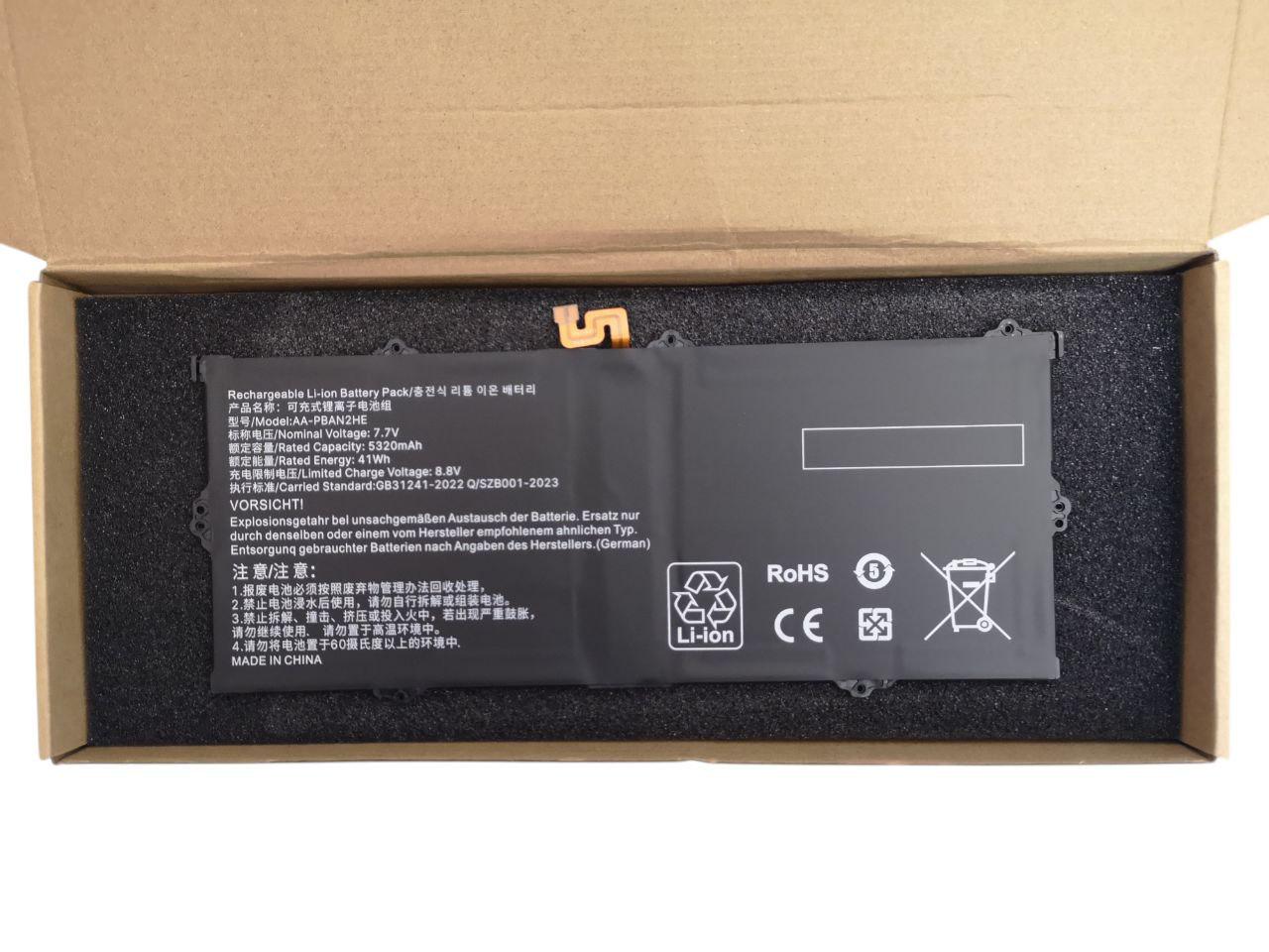 Аккумулятор для Samsung Book GO NP345XLA/NP545XLA/NP340XLA-KA2US/KA1US/AA-PBAN2HE 5320 mAh 41Wh (000012826)