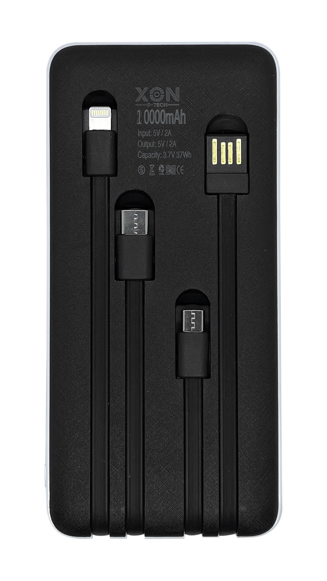 Повербанк XON PowerBank MultiLink MC1S 3596 10000 mAh Черный (5061088413596)