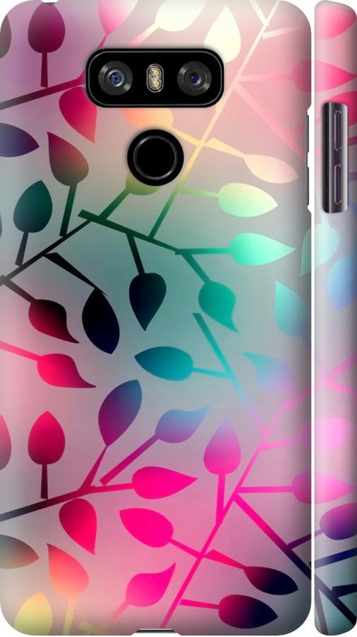 Чехол на LG G6 Листья (2235m-836-42517)