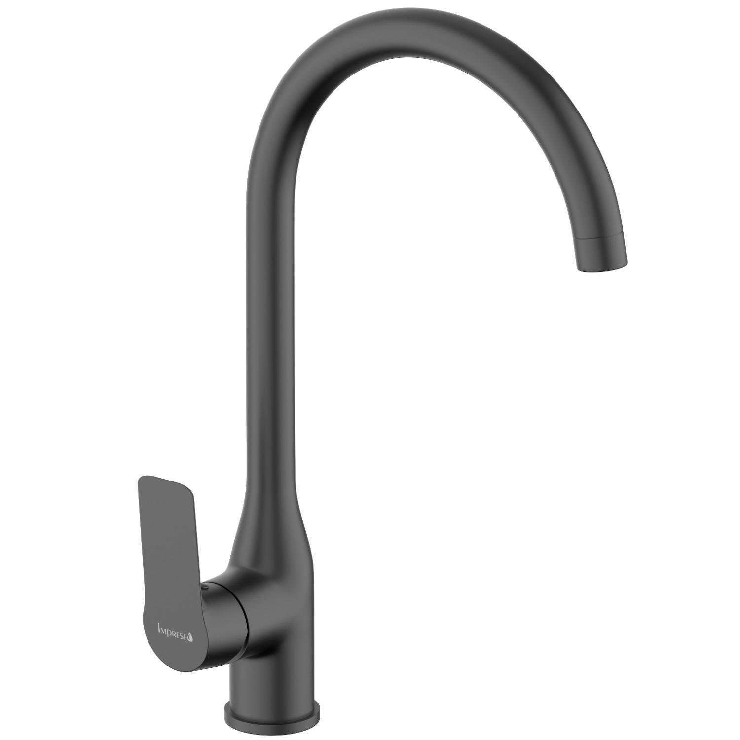 Смеситель для кухни Imprese Kucera f03403410AA однорычажный Черный (239668)