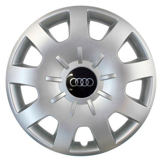 Автомобильные колпаки SKS 314 R15 с логотипом Audi 4 шт. Серебристый