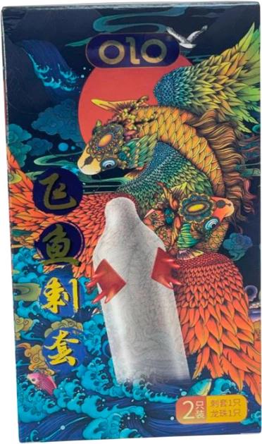 Презервативи з вусиками Olo Flying Koi 1 шт. та кулька