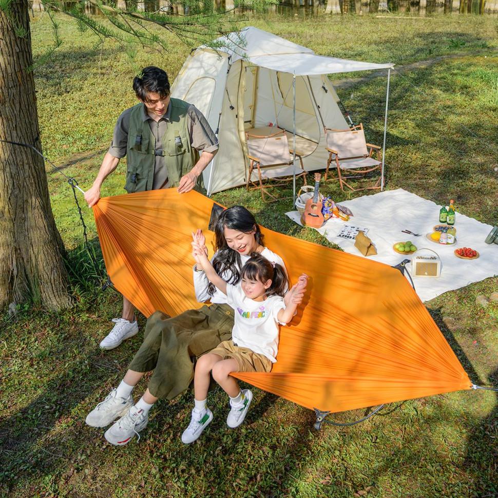 Гамак туристический с дугами Naturehike NH22DC008 Оранжевый (10962673) - фото 5 Гамак туристический с дугами Naturehike NH22DC008 Оранжевый (10962673) - фото 5