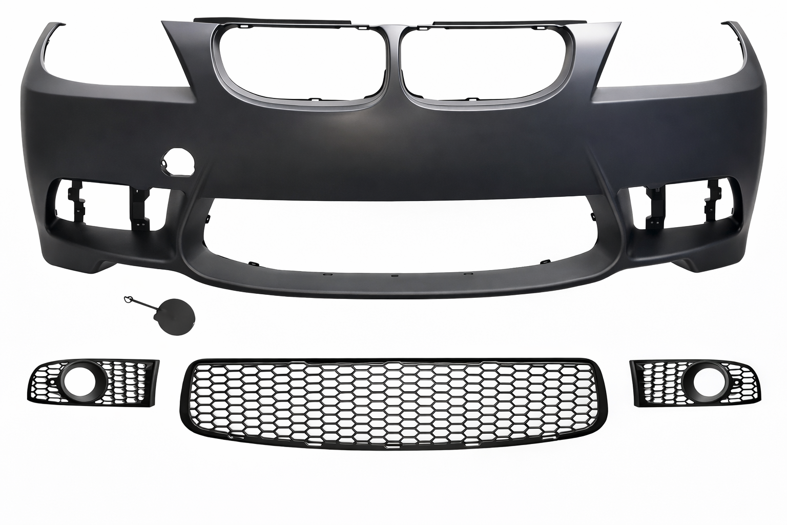 Бампер передний GBT M3 2008-2011 для BMW 3 серия E90/E91 2005-2011 алюминий и пластик под покраску