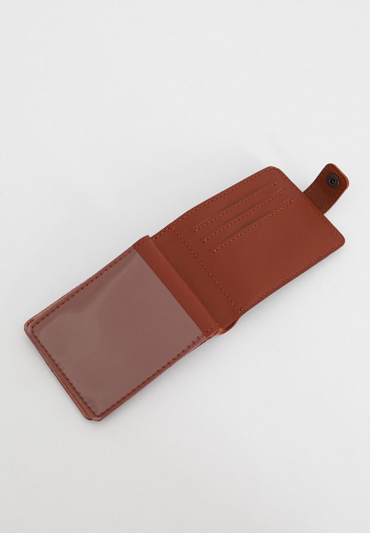 Обложка-портмоне кожаная для удостоверения участника боевых действий УБД Светло-коричневая (A-028256) - фото 8 Обложка-портмоне кожаная для удостоверения участника боевых действий УБД Светло-коричневая (A-028256) - фото 8