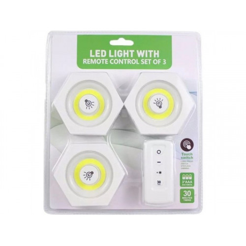 Набор ламп LED с пультом 3 шт. - фото 3