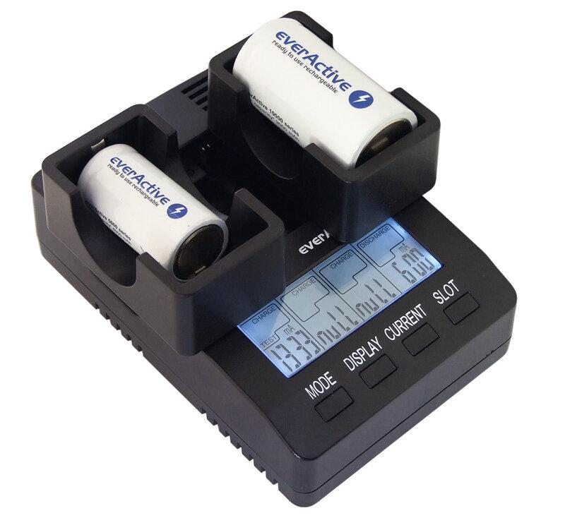 Перехідник C/D LR6 на LR14/LR20 everActive NC-3000 для зарядних пристроїв - фото 9 Перехідник C/D LR6 на LR14/LR20 everActive NC-3000 для зарядних пристроїв - фото 9