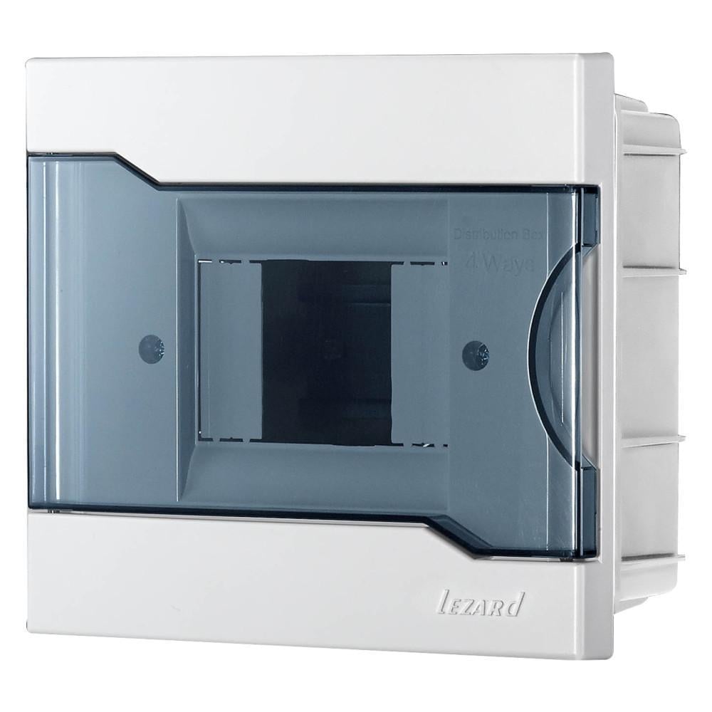 Щиток встраиваемый Lezard пластиковый на 4 модуля Белый (23811955)