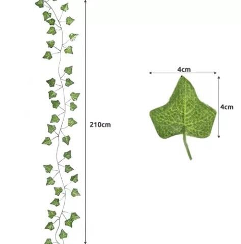 Плющ икусственный декоративный для отделки интерьера 25,2 м Зеленый - фото 2 Плющ икусственный декоративный для отделки интерьера 25,2 м Зеленый - фото 2