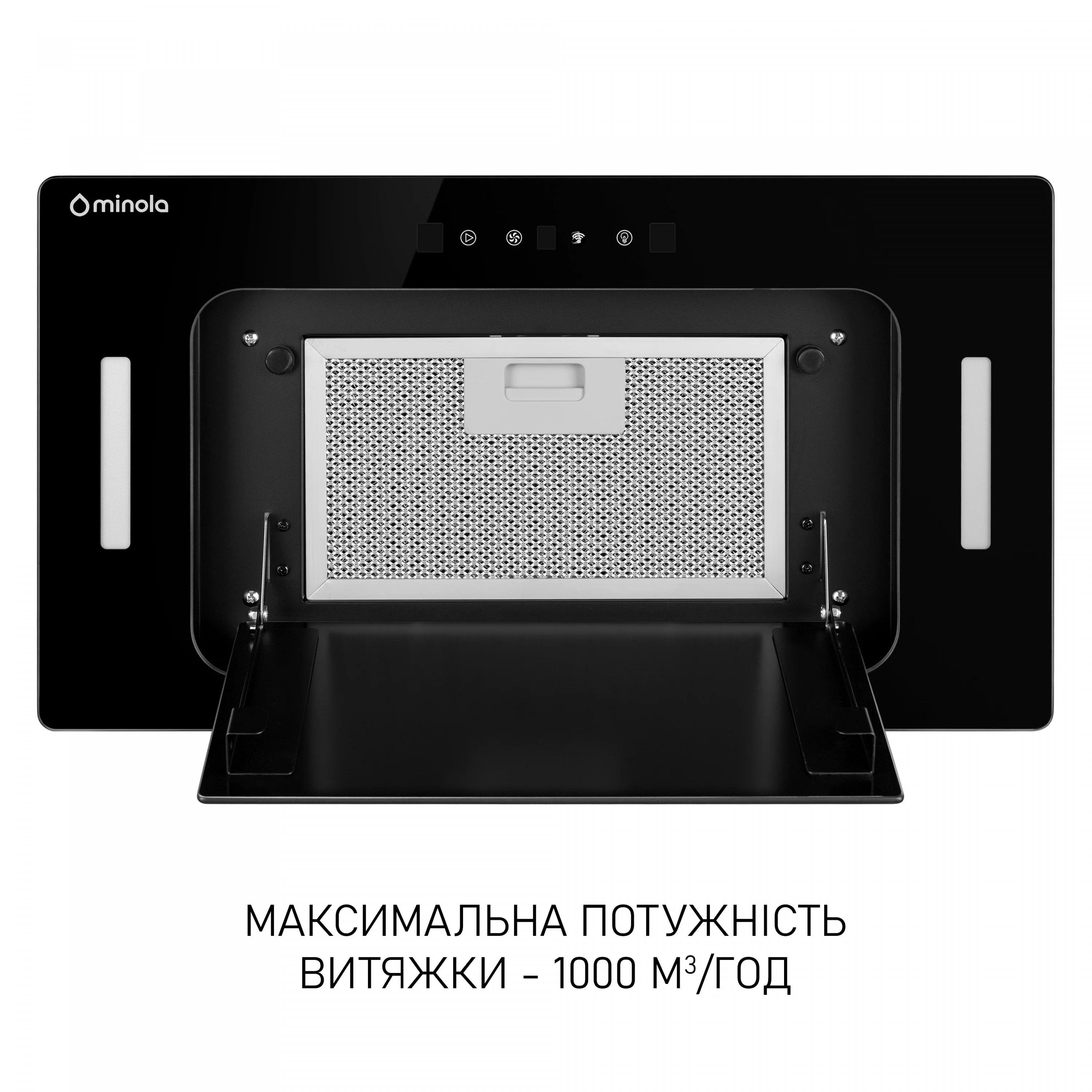 Витяжка повно вбудована Minola BGH 5677 BL - фото 3 Витяжка повно вбудована Minola BGH 5677 BL - фото 3