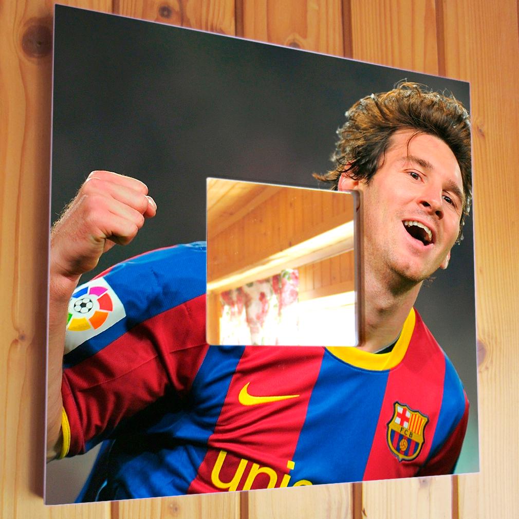 Зеркало декоративное Лионель Месси 260х260 мм (M03107)