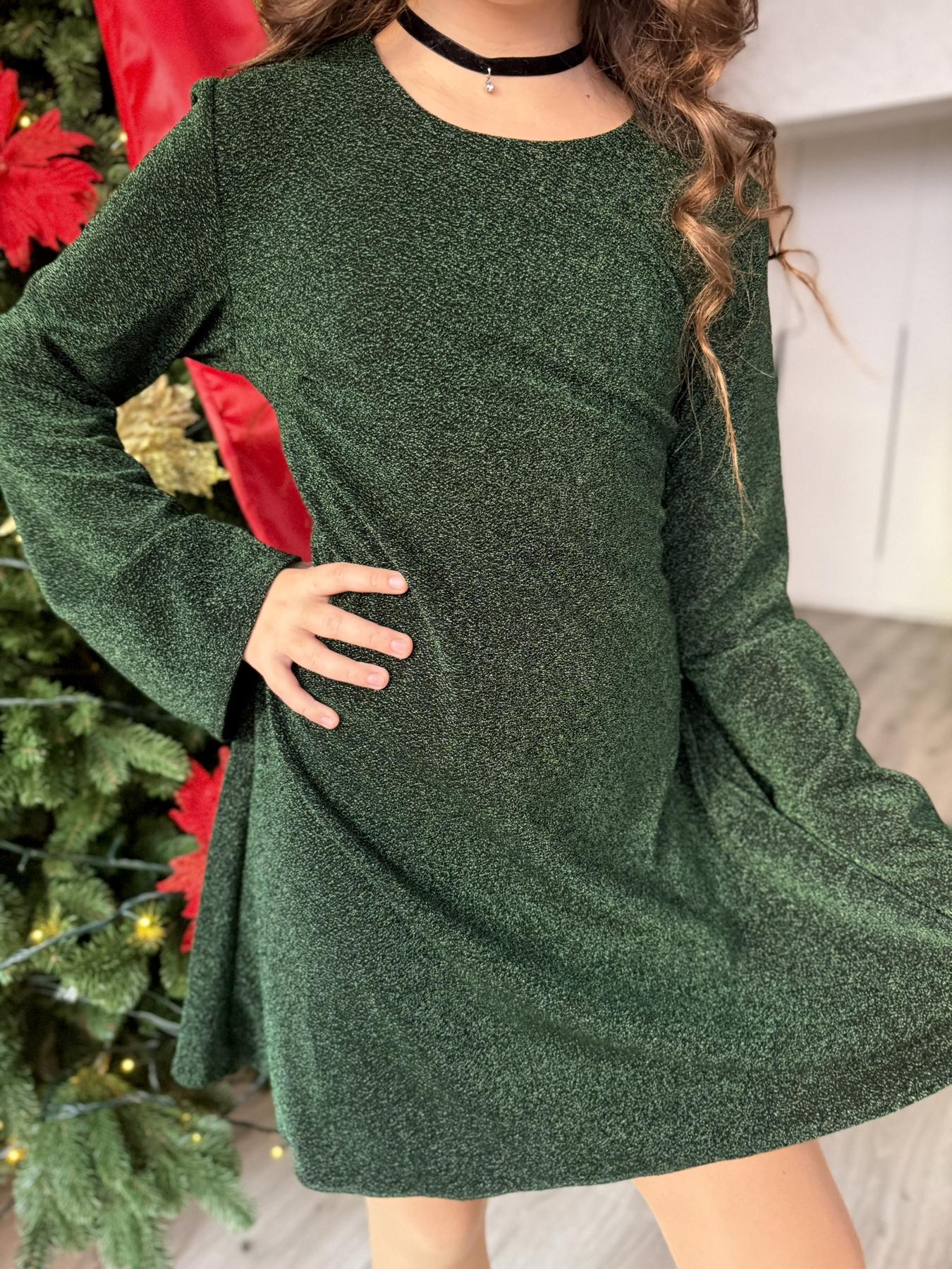 Сукня блискуча підліткова з люрексу IRmAS 1325 164 см Смарагдовий - фото 18