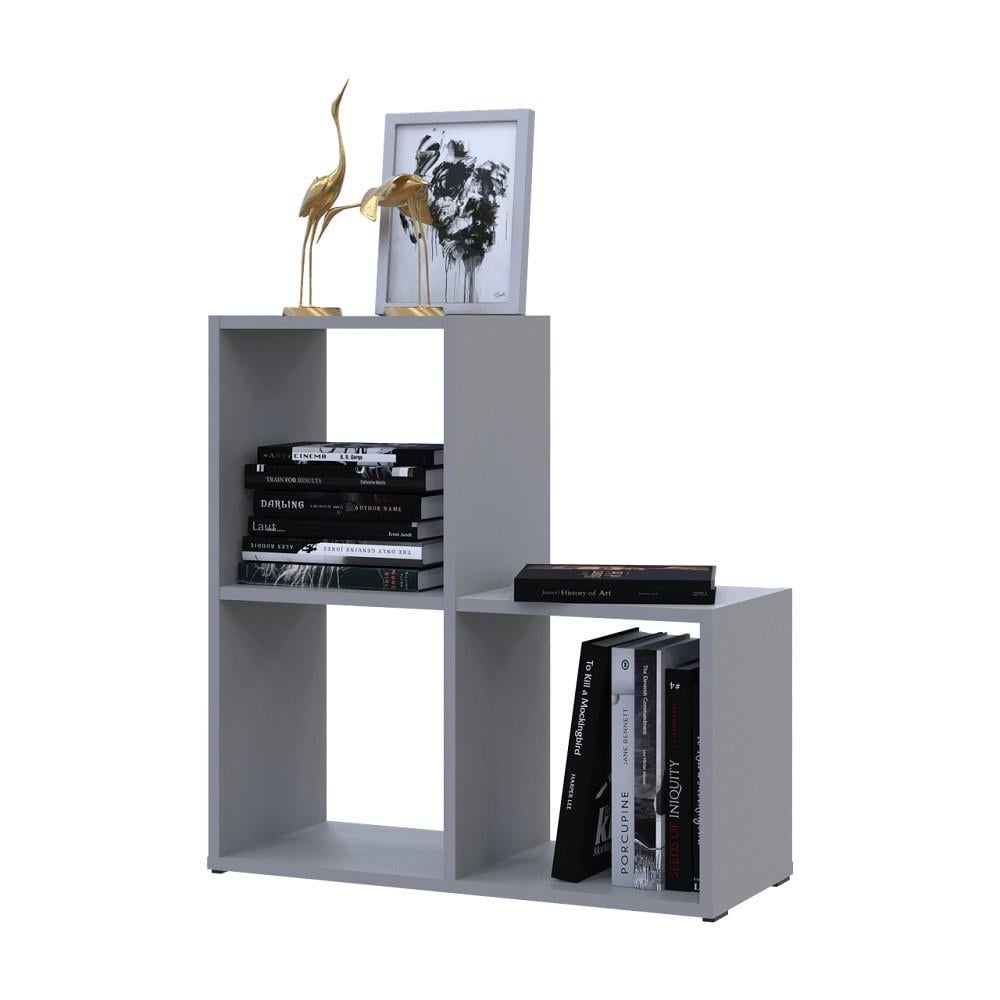 Стелаж відкритий Doros DRS-011773 Степ 2х2 69х28,8х71,4 см Сірий (41516177)