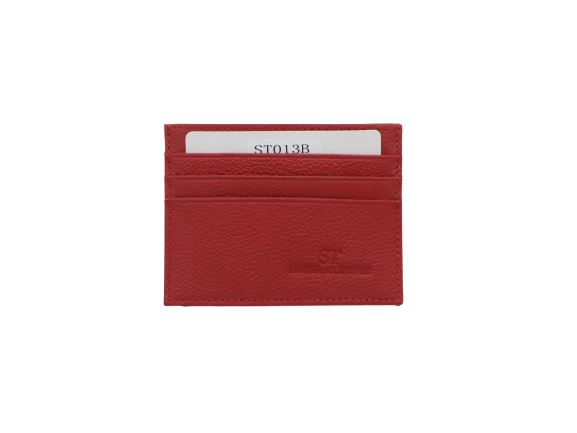 Візитниця ST Leather шкіра Червоний (ST013B-Red)