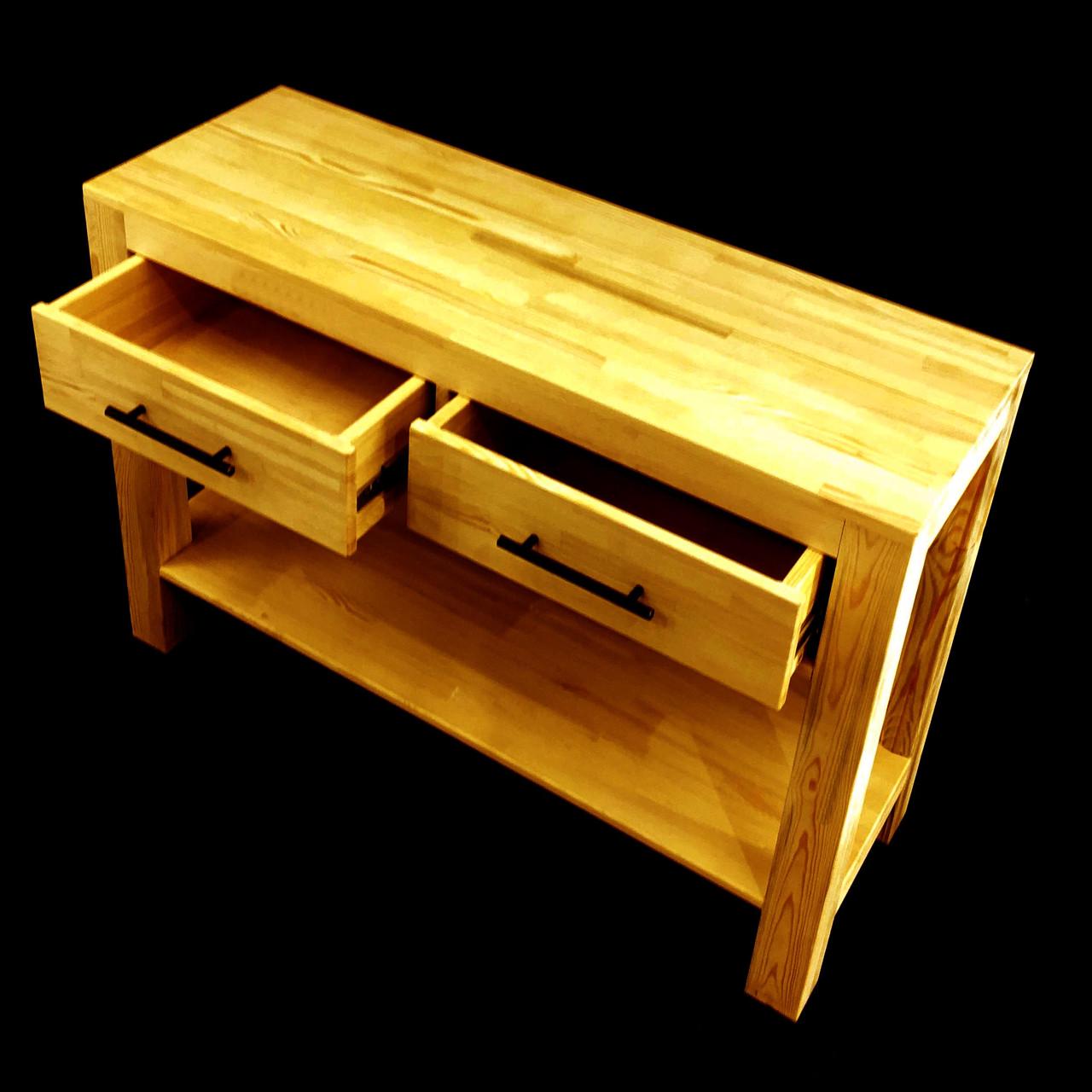 Столик консольний з дерева Хворен Каррі (СОО-000703) - фото 3 Столик консольний з дерева Хворен Каррі (СОО-000703) - фото 3