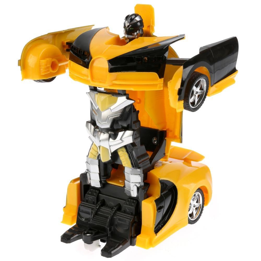 Радиоуправляемая машинка Робот Трансформер с пультом и аккумулятором Желтый (28443479)