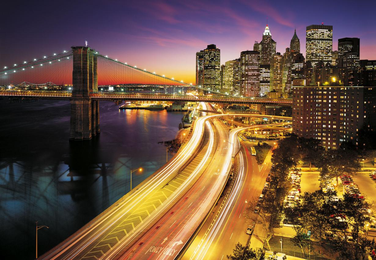 Обои Панно Komar New York City Lights бумажные моющие 368х254 см (8-516)