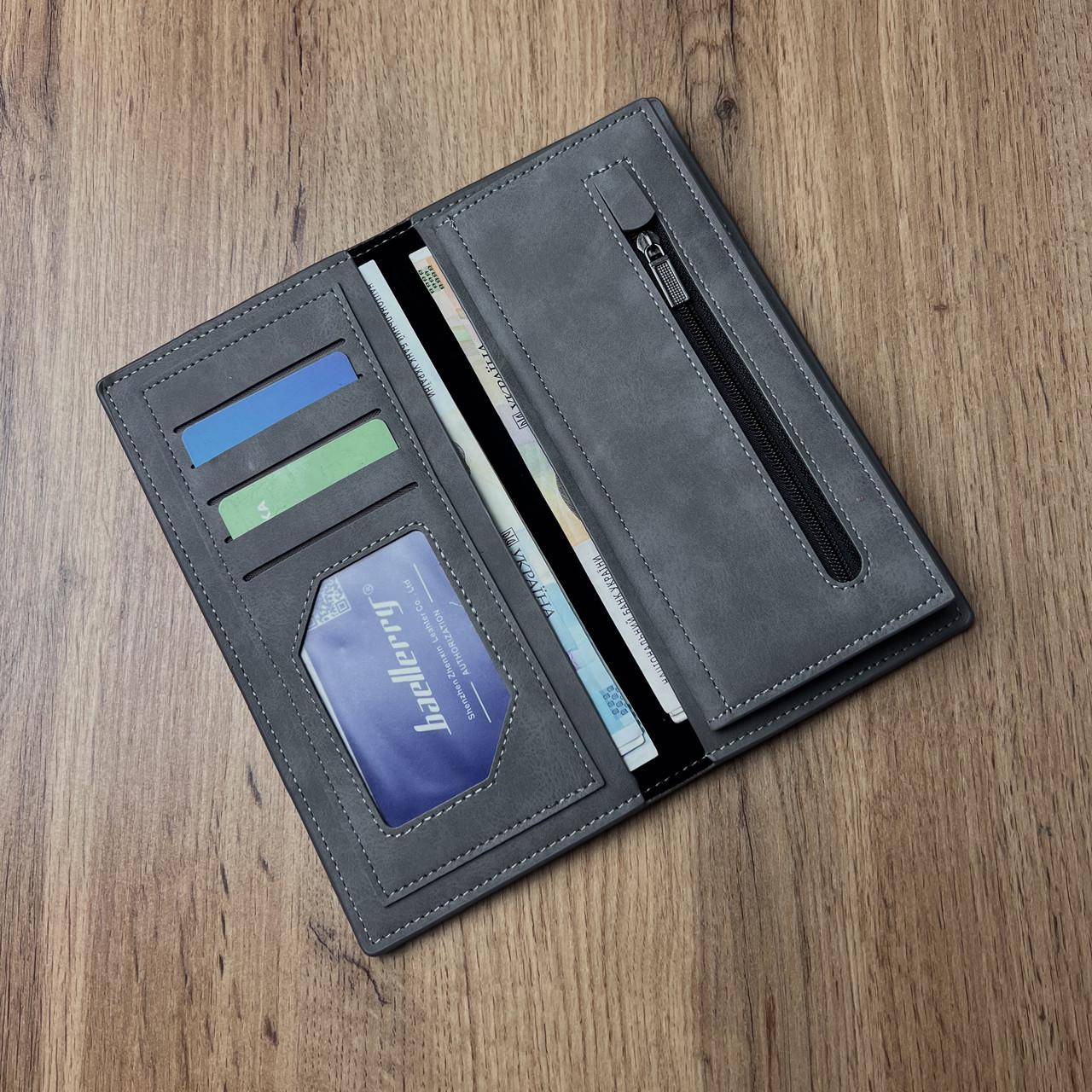 Гаманець Baellerry з монетницею Сірий (w024-4) - фото 5