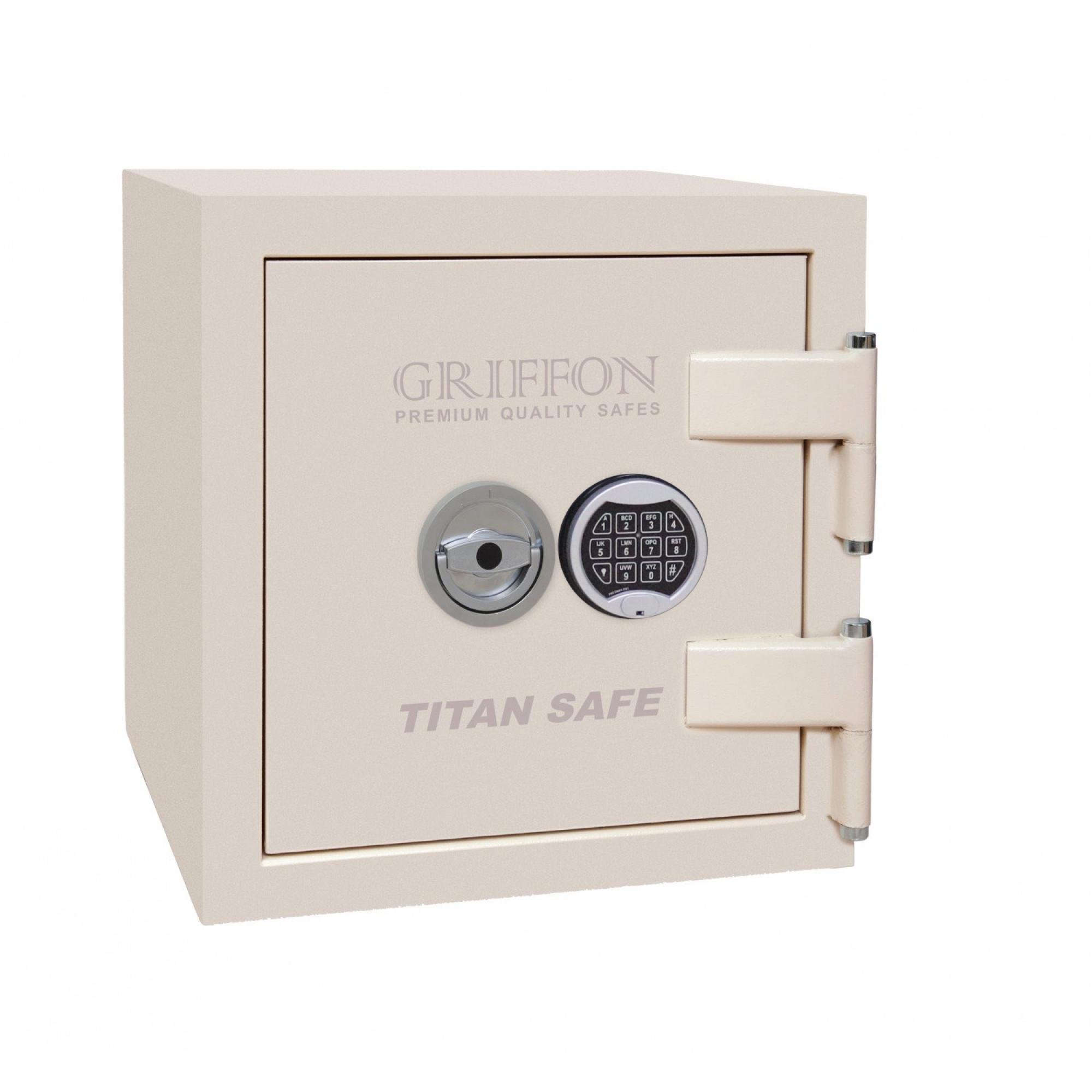 Сейф огневзломостойкий CL II.50.E металлический с электронным кодовым замком 390x380x296 мм Cream (2-12- CL II.50.E)