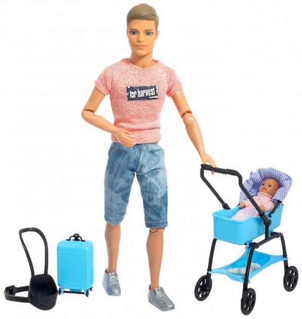 Кукла Defa Кен с ребенком и аксессуарами (8369)