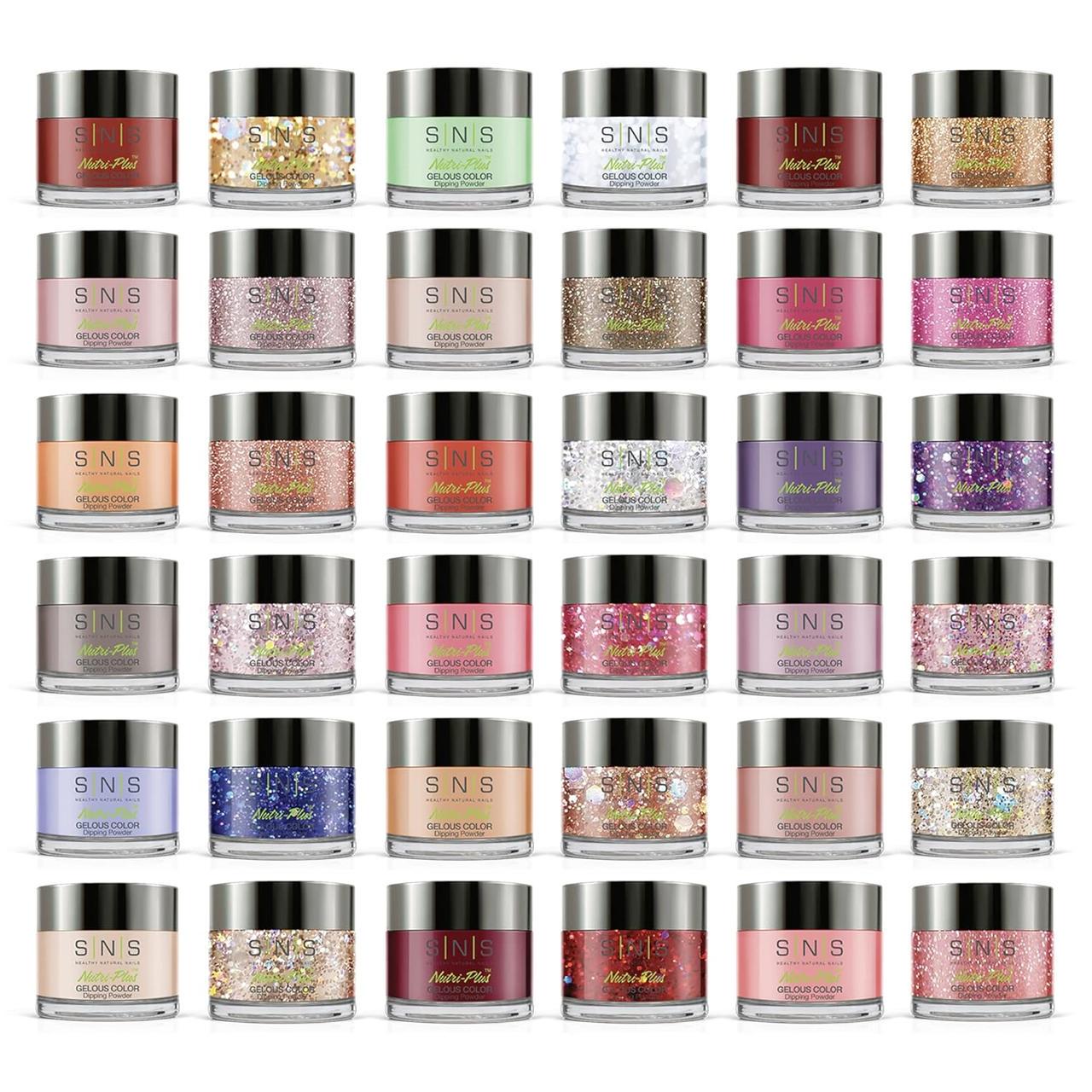 Набір пудри для нігтів SNS Nails Birds of Paradise Master 36 пр.