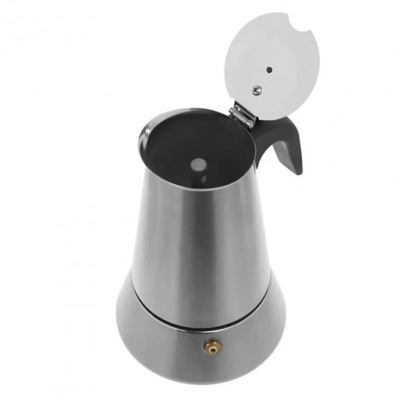 Гейзерна кавоварка Unique UN-1901 нержавіюча сталь 180 мл (23913138) - фото 3 Гейзерна кавоварка Unique UN-1901 нержавіюча сталь 180 мл (23913138) - фото 3