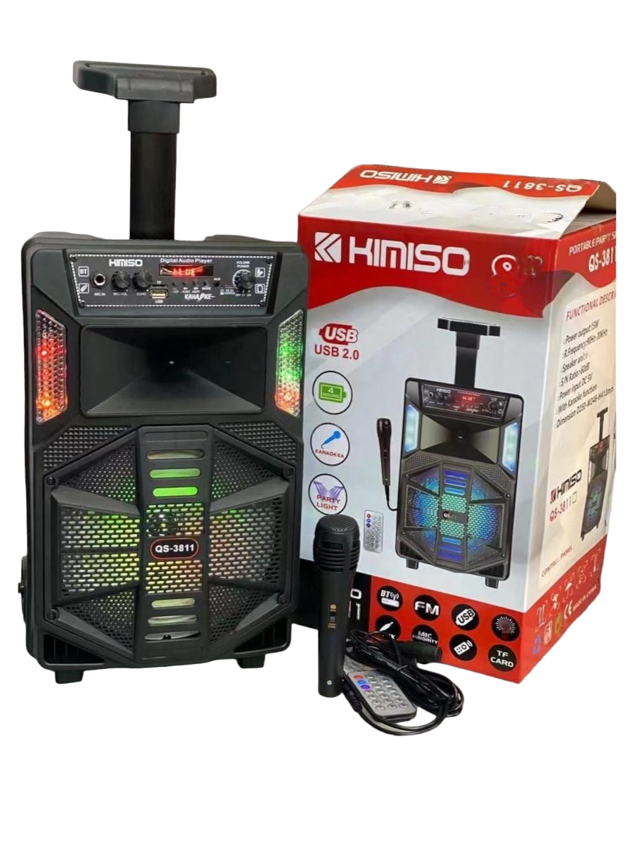 Колонка портативна Kimiso QS-3811 Bluetooth (7- 4 ШЕР-QS-3811)